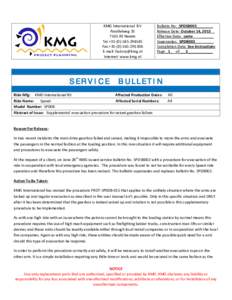 KMG International BV Parallelweg[removed]AE Neede Tel.+[removed] Fax.+[removed] E-mail: [removed]