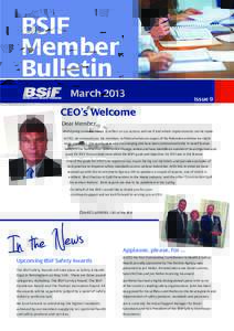 BSIF Member Bulletin MarchIssue 9