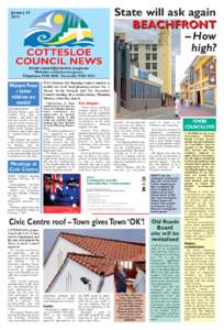 January[removed]COTTESLOE COUNCIL NEWS