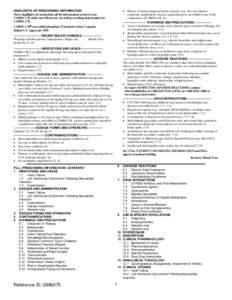 •	 History of serious hypersensitivity reaction (e.g., Stevens-Johnson syndrome, anaphylactic reaction, angioedema) to carvedilol or any of the components of COREG CR. (4) ----------------------- WARNINGS AND PRECAUTIO