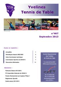 Yvelines Tennis de Table Photos Gilles Durand  n°467