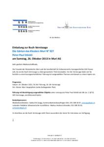 Microsoft Word - Einladung SKF Muri_Klostergärten_Medien_neu