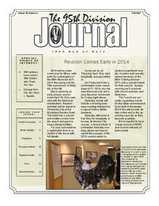 Volume 63, Number 2  Fall 2013 The 95th Division I