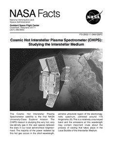 FS[removed]GSFC  Cosmic Hot Interstellar Plasma Spectrometer (CHIPS):