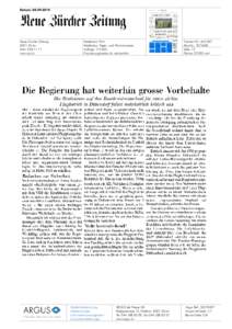 Datum: [removed]Neue Zürcher Zeitung 8021 Zürich[removed]www.nzz.ch