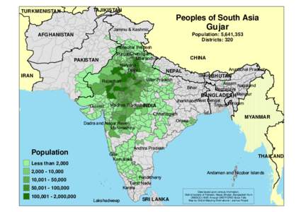 TAJIKISTAN  TURKMENISTAN Peoples of South Asia
