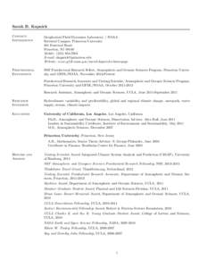 United States Department of Commerce / Geophysical Fluid Dynamics Laboratory / National Oceanic and Atmospheric Administration / Climate model / Syukuro Manabe / Joseph Smagorinsky / Office of Oceanic and Atmospheric Research / Atmospheric sciences / Meteorology