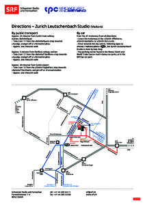 Anfahrtsplan SRF Studio ZH Leutschenbach_EN_v2012_P1_neu