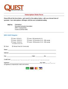 Microsoft Word - Subscription Order Form