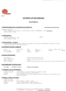 FORNITORE E PRODOTTO - Società: Quartzforms Srl, Via S. Antonio, 113, 35019 Tombolo PD Italia; tel: +[removed]; - Nome commerciale: Eulithe® e-mail: [removed]