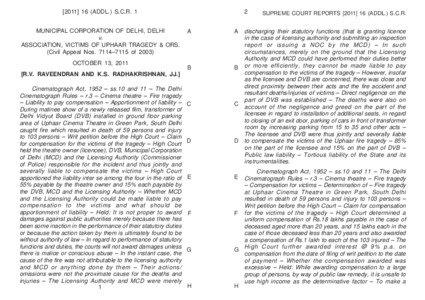 Legal terms / India / Uphaar Cinema fire / Damages / Punitive damages / Negligence / Delhi / Tort / Joint and several liability / Law / Tort law / Judicial remedies