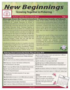 Pickering Newsletter May 7
