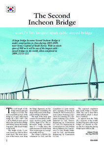Incheon Bridge / Civil engineering / Bridges / Sutong Bridge / Cable-stayed bridge