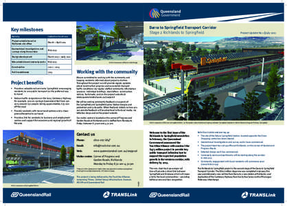 Darra to Springfield Transport Corridor Stage 2 Richlands to Springfield