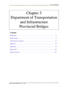 Technology / Bridge management system / Transport engineering / Transport infrastructure / Ministry of Transportation of Ontario / Infrastructure / Architecture / I-35W Mississippi River bridge / Construction / Transport / Bridges