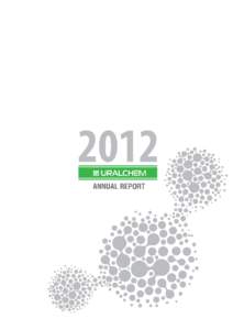 ANNUAL REPORT 2012 Except when otherwise specified, all information and data contained in this
