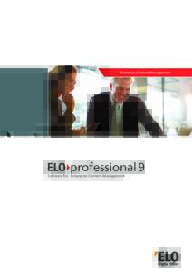 Enterprise-Content-Management  ELO professional 9 Software für: Enterprise-Content-Management  ELOprofessional 9