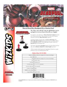 Marvel HeroClix: Deadpool 24 ct. Gravity Feed 