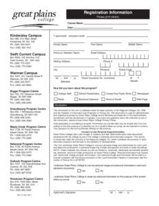 GPC Registration Information - Jan 2011.indd