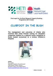 Microsoft Word - Revised Clubfoot in the Bush 2012.docx