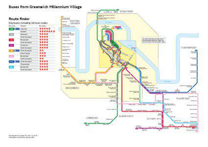 Buses from Greenwich Millennium Village Bromley-by-Bow