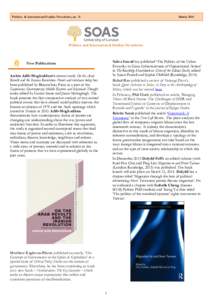 Politics & International Studies Newsletter, no. 11  March 2014 Politics and International Studies Newsletter
