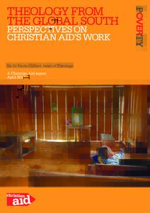 theology from the global South perspectives on Christian Aid’s work By Dr Paula Clifford, head of Theology A Christian Aid report