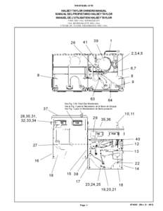 HAC8F(S)BL-Q*1D  HALSEY TAYLOR OWNERS MANUAL MANUAL DEL PROPIETARIO HALSEY TAYLOR MANUEL DE LUTILISATION HALSEY TAYLOR USES HFC-134A REFRIGERANT