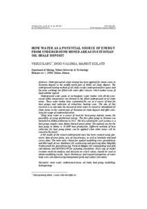 Oil Shale, 2013, Vol. 30, No. 2S, pp. 336–362 doi: [removed]oil.2013.2S.12