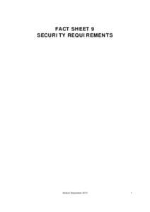 National security / Crime prevention / Computer network security / Information security / Security controls / Security Policy Framework / Security / Computer security / Data security