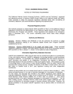 Designated landmark / Government / USA PATRIOT Act /  Title III /  Subtitle B / Politics / Regulatory Flexibility Act / United States administrative law / Rulemaking / Notice of proposed rulemaking