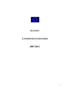 EUROPÄISCHES NACHBARSCHAFTS- UND PARTNERSCHAFTSINSTRUMENT - ÄGYPTEN