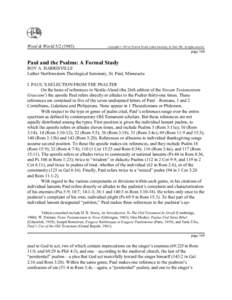 Culture / Psalm 44 / Psalm of communal lament / Psalm 19 / Psalm / Lament / Septuagint / Latin Psalters / Psalms / Bible / Religion