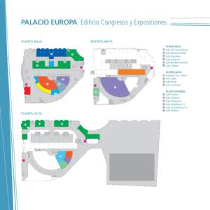 PALACIO EUROPA Edificio Congresos y Exposiciones PLANTA BAJA ENTREPLANTA 1 5