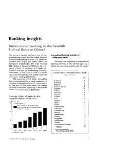 Banking insights: International banking in the Seventh Federal Reserve District;