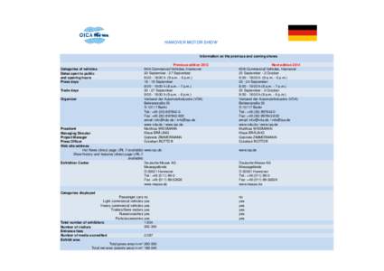 Germany / Economy of Germany / Verband der Automobilindustrie / Matthias Wissmann