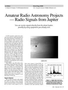 Radio spectrum / Jupiter / Antenna / Io / Radio astronomy / Radio telescope / Galileo / Shortwave radio / Parabolic antenna / Astronomy / Telecommunications engineering / Electronic engineering