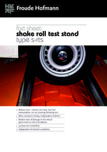 fact sheet:  shake roll test stand type s-rts  >