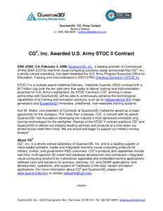 Microsoft Word - Quantum3D Awarded STOC II Contract Final.doc