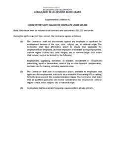 United States administrative law / Politics / Law / Affirmative action / General contractor / Executive Order 11246 / Equal opportunity employment / Changes clause / United States v. Utah Constr. & Mining Co. / Construction / Social inequality / Government procurement in the United States