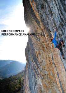 GREEN COMPANY PERFORMANCE ANALYSIS 2012 Green Company Performance AnalysisTable of Contents