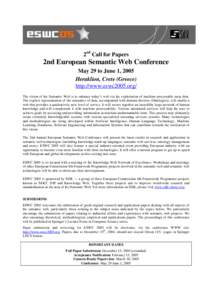 Microsoft Word - ESWC2005CFP-11.doc