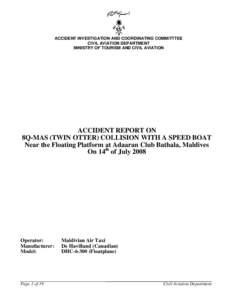 Maldivian Air Taxi / Pilot certification in the United States / Aviation / Transport / De Havilland Canada DHC-6 Twin Otter