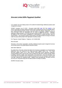 Financial regulation / Short / Short selling / Private Securities Litigation Reform Act / National Stock Exchange of Australia / Business / Investment / Financial markets / Finance / Financial economics