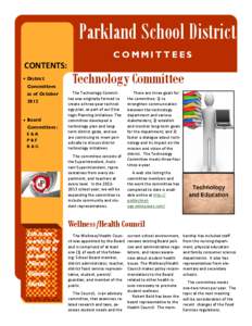 Parkland School District COMMITTEES CONTENTS: 