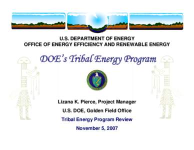 Tribal Energy Program Overview