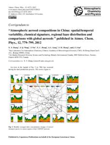 Atmos. Chem. Phys., 12, 6273, 2012 www.atmos-chem-phys.net[removed]doi:[removed]acp[removed] © Author(s[removed]CC Attribution 3.0 License.  Atmospheric