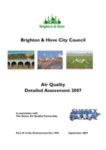 Brighton & Hove City Council  Air Quality Detailed AssessmentIn association with