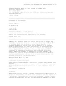 El Salvador 1995 Designated List Federal Register Notice  [Federal Register: March 10, 1995 (Volume 60, Number[removed]Rules and Regulations] [Page[removed]From the Federal Register Online via GPO Access [wais.access.