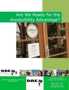 Are We Ready for the Accessibility Advantage? Are We Ready for the Accessibility Advantage?